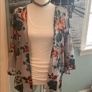 Floral kimono- perfect for summer